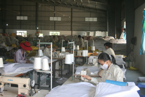 Công ty Cổ phần TM – ĐT Nguyên liệu mới (khu công nghiệp Mông Hoá) sử dụng 60% lao động tại địa phương với mức thu nhập ổn định 3,6 triệu đồng/ tháng

 

